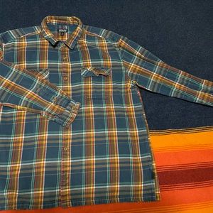 Patagonia XXL long sleeve button down - organic cotton